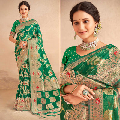 green-woven-organza-saree-with-tassels-26
