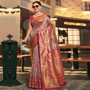 grey-floral-woven-kanjivaram-silk-saree-1