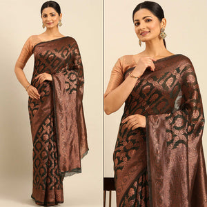 green-floral-woven-cotton-silk-saree-6