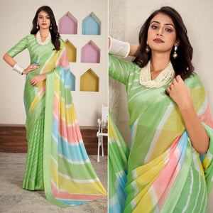 green-printed-chiffon-saree-14
