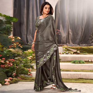 grey-floral-foil-printed-chiffon-saree-with-tassels