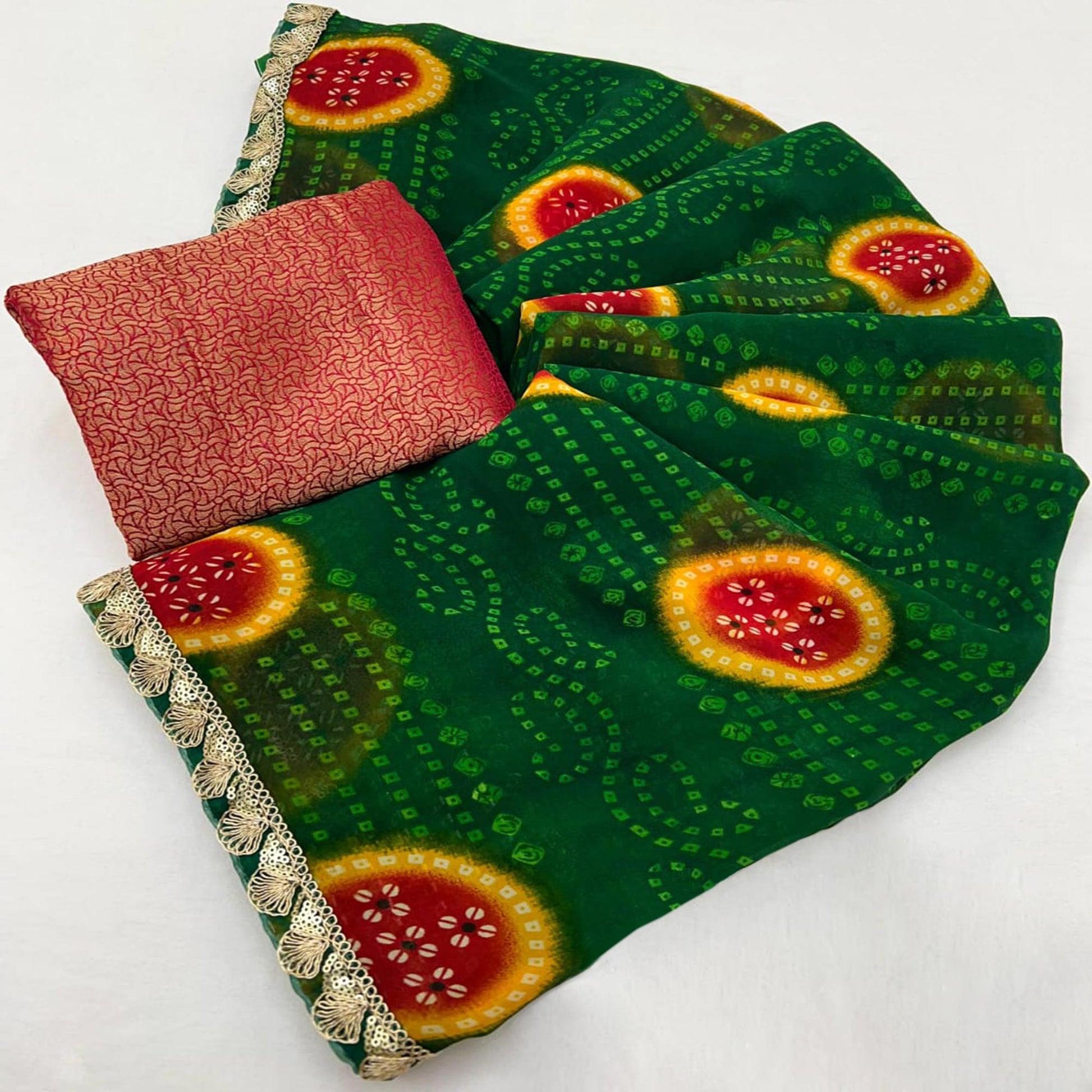green-bandhani-printed-georgette-saree-with-sequins-border-25