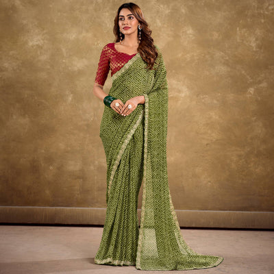 green-printed-chiffon-saree-with-sequins-border-1