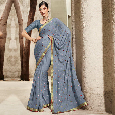 grey-floral-embroidered-chiffon-saree-2
