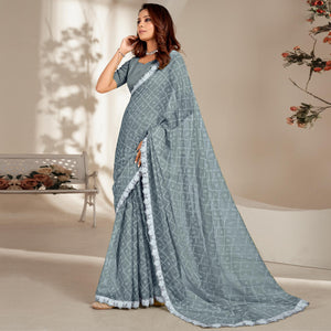 grey-floral-printed-chiffon-saree-with-embroidered-border