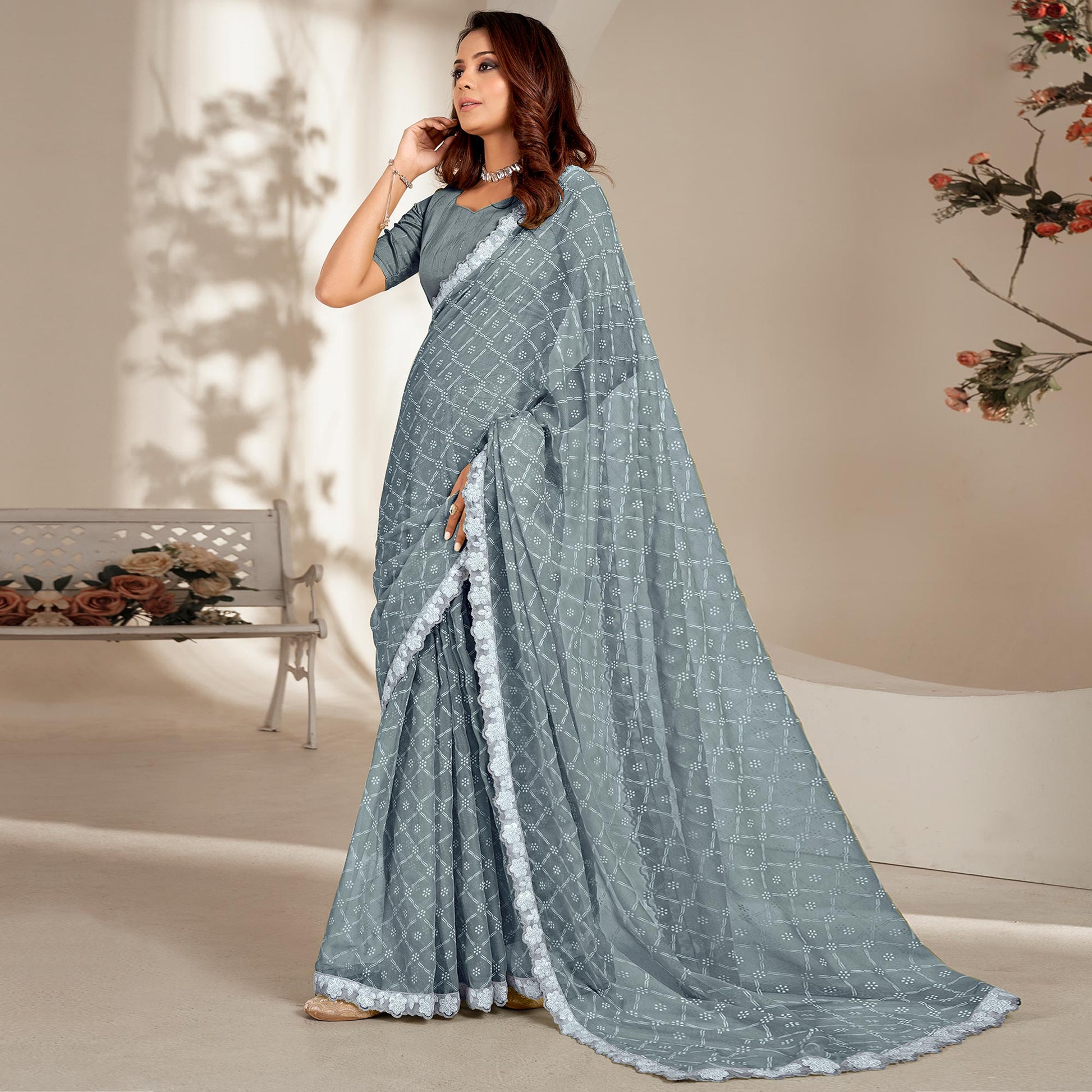 grey-floral-printed-chiffon-saree-with-embroidered-border