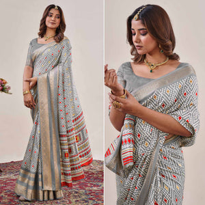 grey-ikkat-printed-with-jacquard-border-cotton-silk-saree