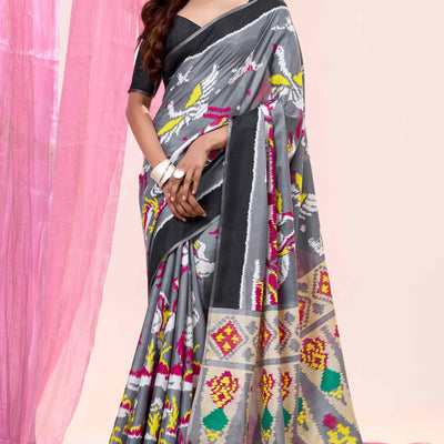 grey-mill-printed-tussar-silk-saree