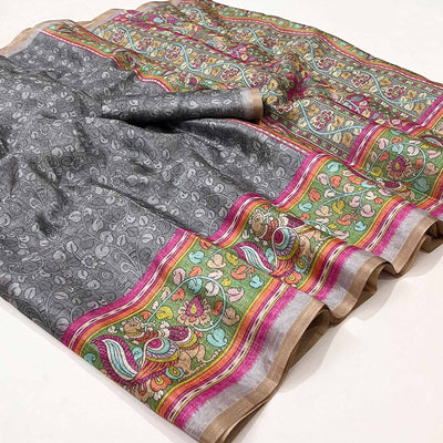 grey-floral-digital-printed-cotton-silk-saree-1