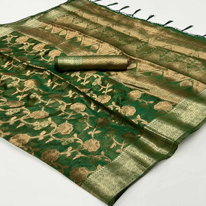 green-floral-woven-organza-saree-6