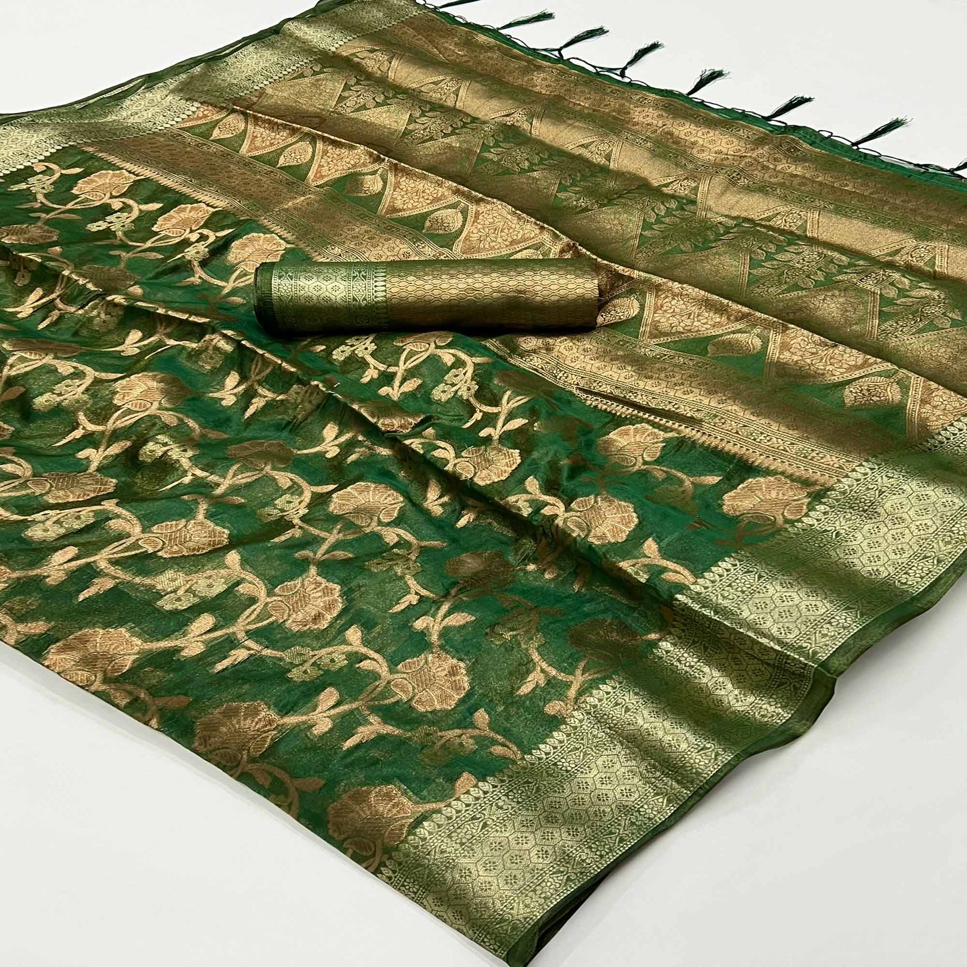 green-floral-woven-organza-saree-6