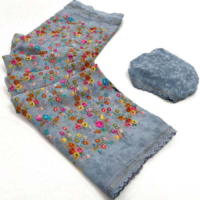 grey-floral-printed-georgette-saree-10