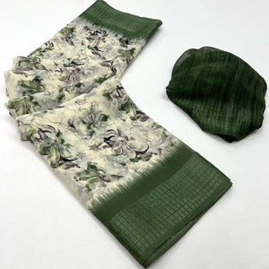 green-floral-printed-georgette-saree-12