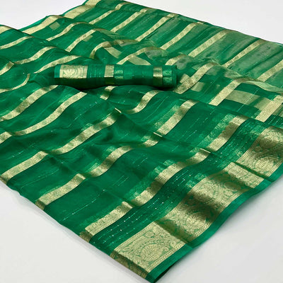 green-woven-organza-saree-8