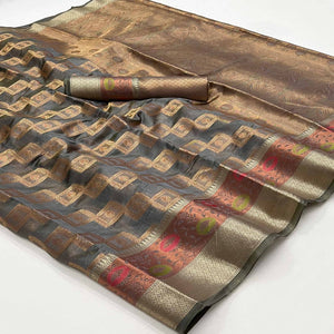 grey-floral-woven-organza-saree-8