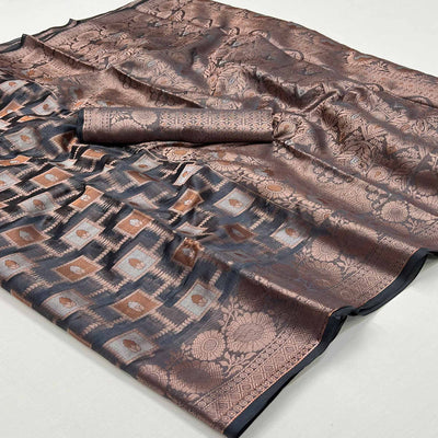 grey-floral-woven-organza-saree-9