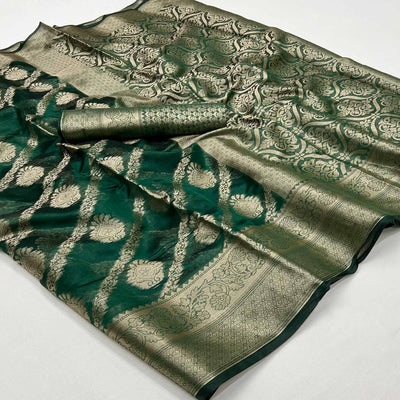green-floral-woven-organza-saree-10