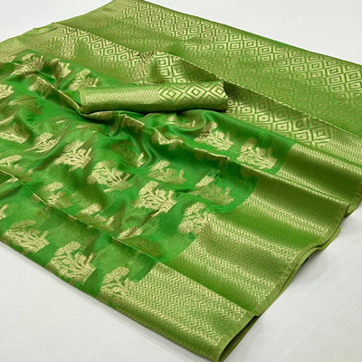 green-floral-woven-organza-saree-11