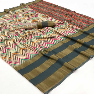 grey-geometic-digital-printed-georgette-saree