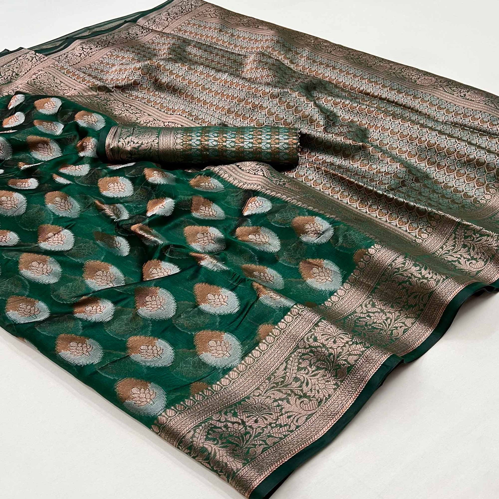green-floral-woven-organza-saree-14