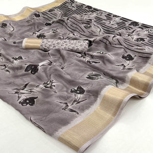 grey-floral-printed-dola-silk-saree-with-woven-border-2