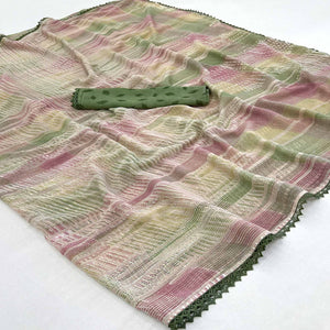 green-printed-georgette-saree-with-fancy-border