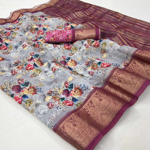 grey-floral-digital-printed-with-woven-border-cotton-silk-saree