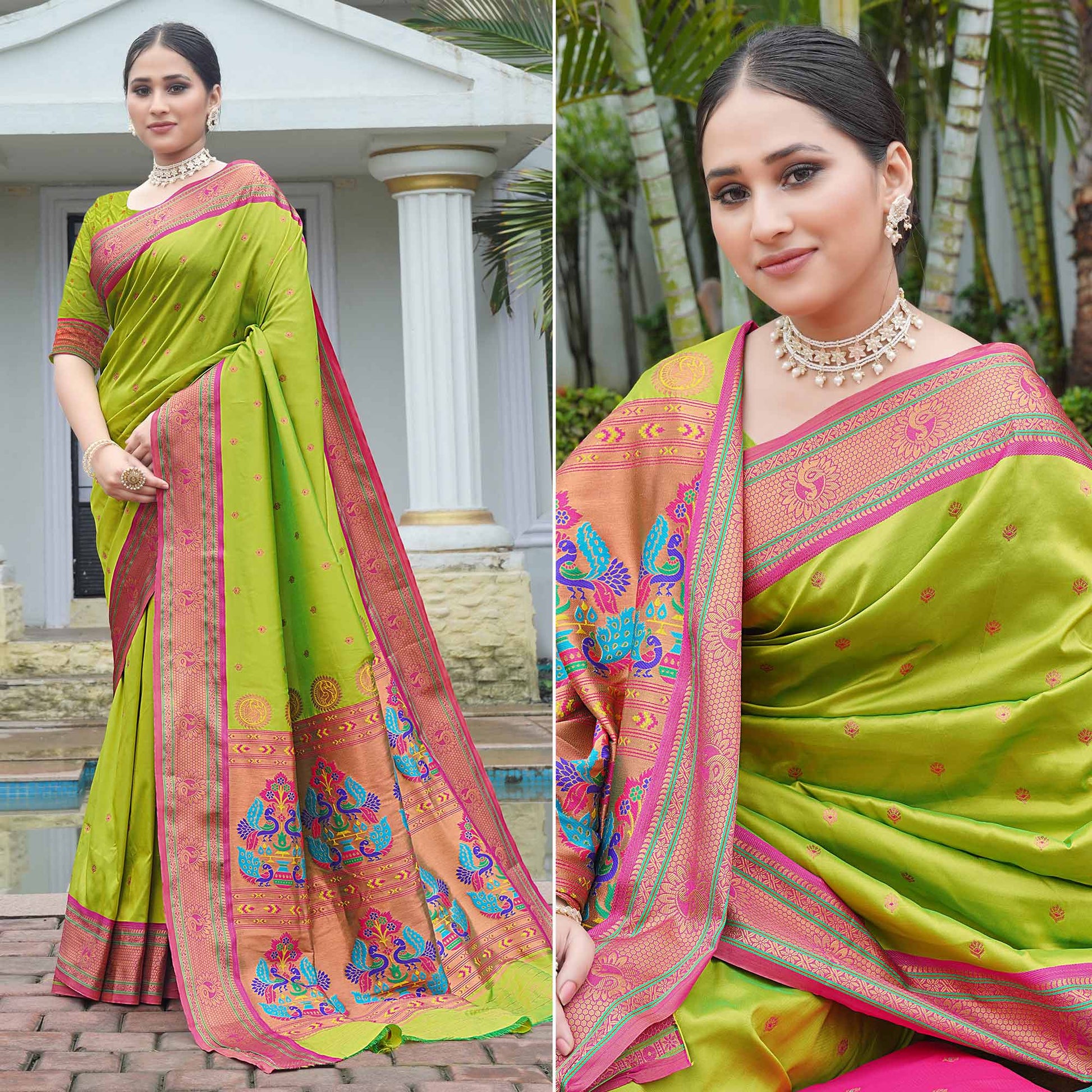 green-woven-paithani-art-silk-saree