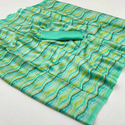 green-zig-zag-digital-printed-georgette-saree