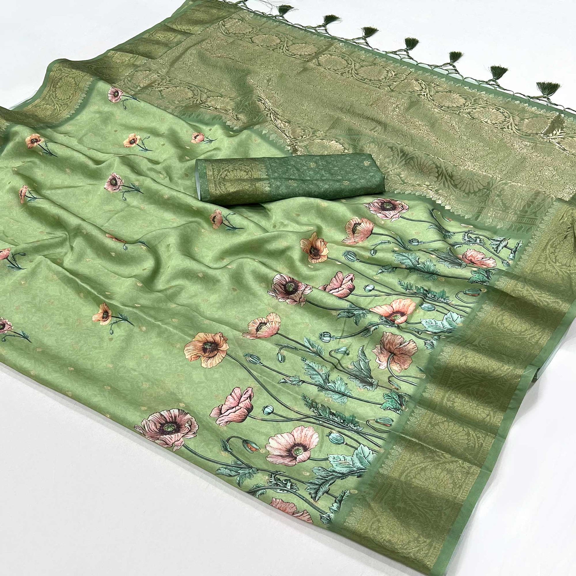 green-floral-woven-with-digital-printed-satin-saree
