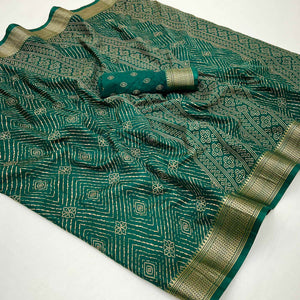 green-geometric-printed-dola-silk-saree-with-jacquard-border-20