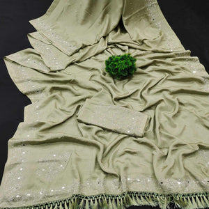green-mirror-with-swarovski-work-chinon-saree-with-tassels
