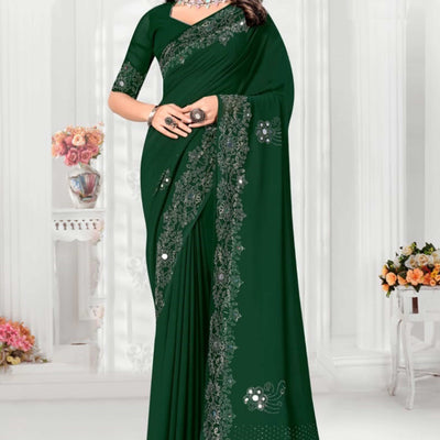 green-floral-swarovski-with-mirror-work-georgette-saree-9