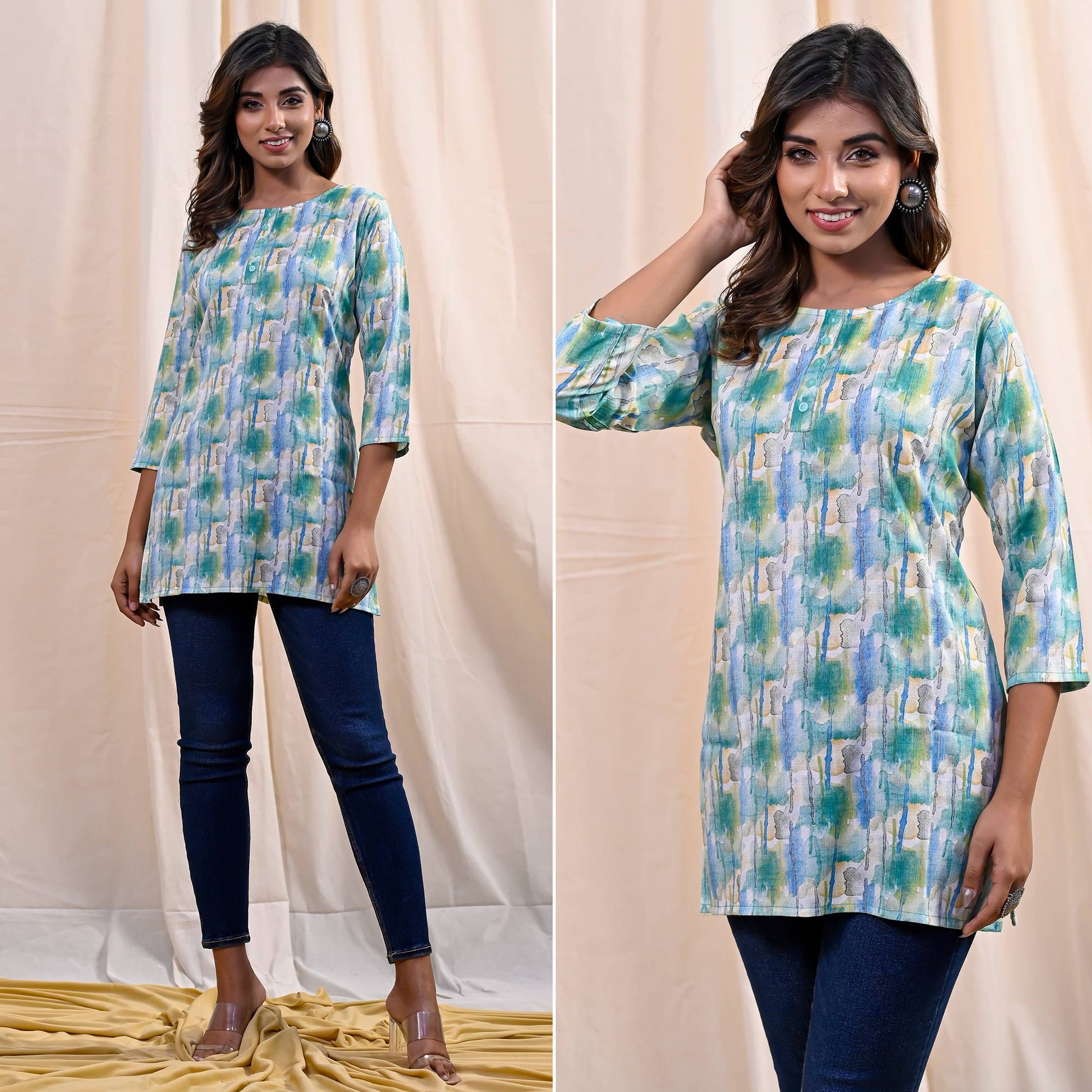 green-printed-rayon-top-2