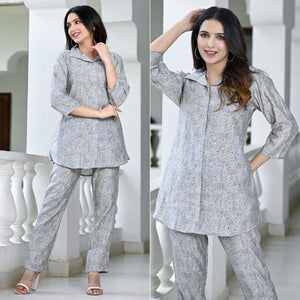 grey-floral-printed-chanderi-co-ord-set
