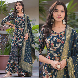 green-floral-foil-printed-rayon-sharara-suit-with-handcrafted