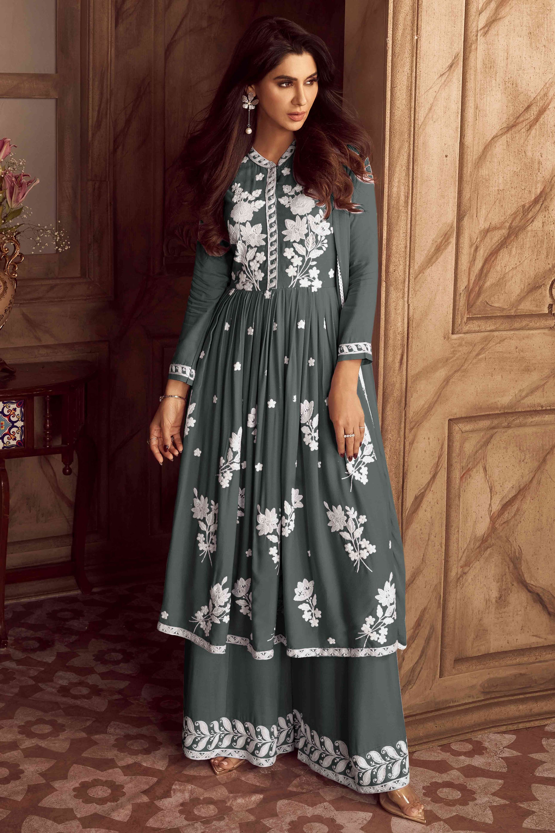 grey-lucknowi-embroidered-rayon-palazzo-suit