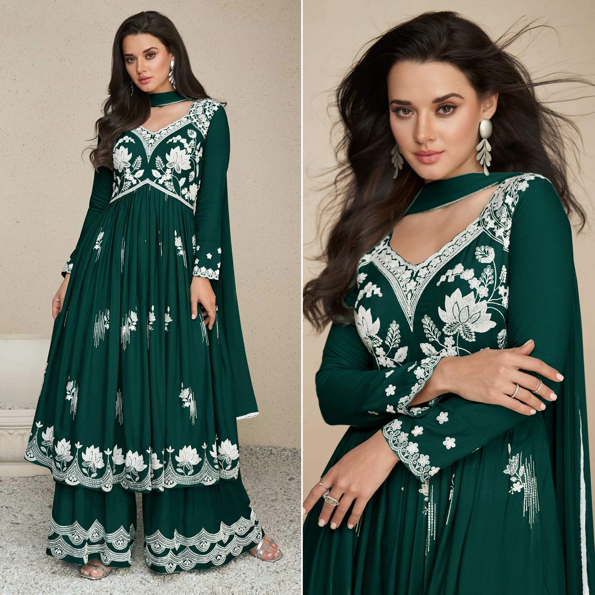 green-lucknowi-embroidered-rayon-palazzo-suit-4