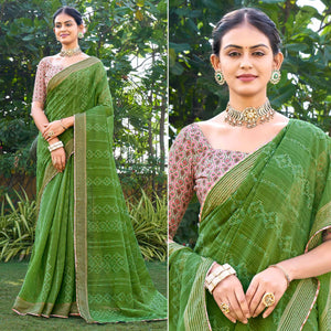 green-printed-chiffon-saree-13