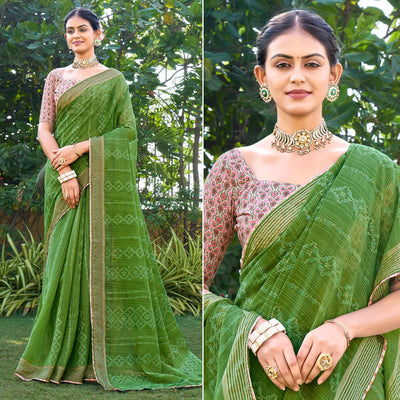 green-printed-chiffon-saree-13
