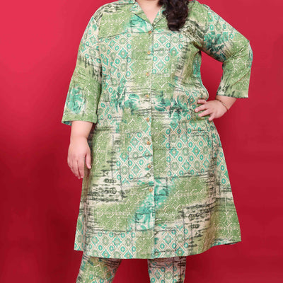 green-geometric-printed-viscose-co-ord-set