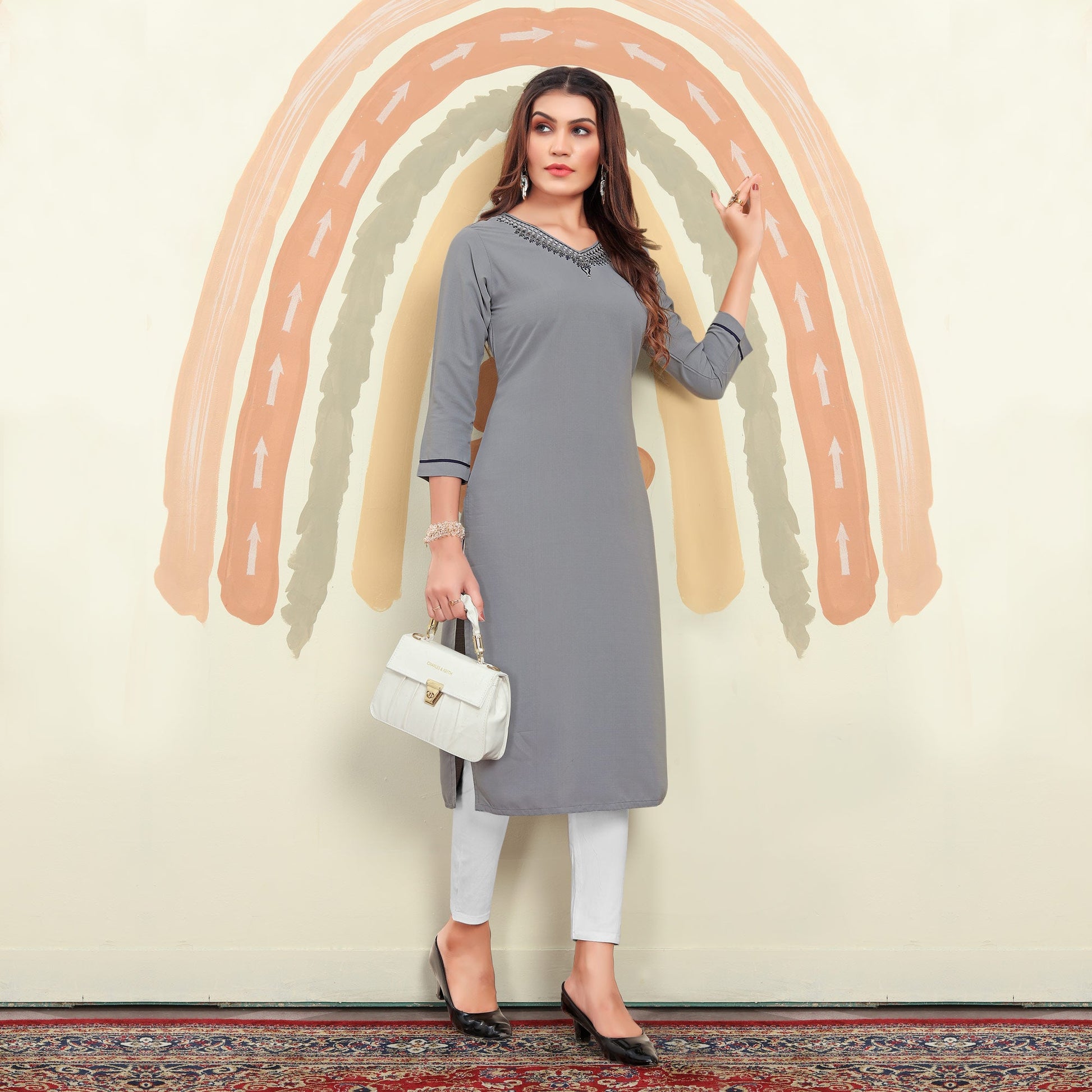 grey-mirror-embroidered-cotton-blend-kurti