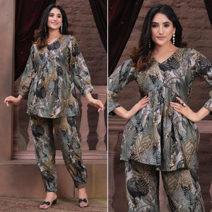 grey-floral-printed-chanderi-co-ord-set-1
