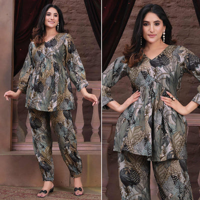 grey-floral-printed-chanderi-co-ord-set-1