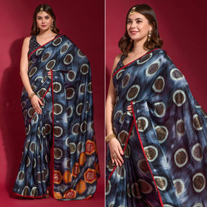 grey-foil-printed-art-silk-saree