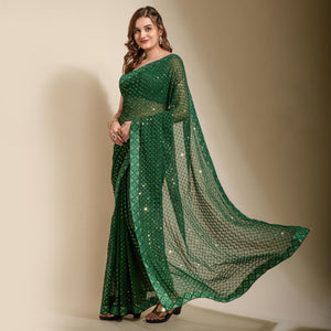 green-sequins-embroidered-georgette-saree-4