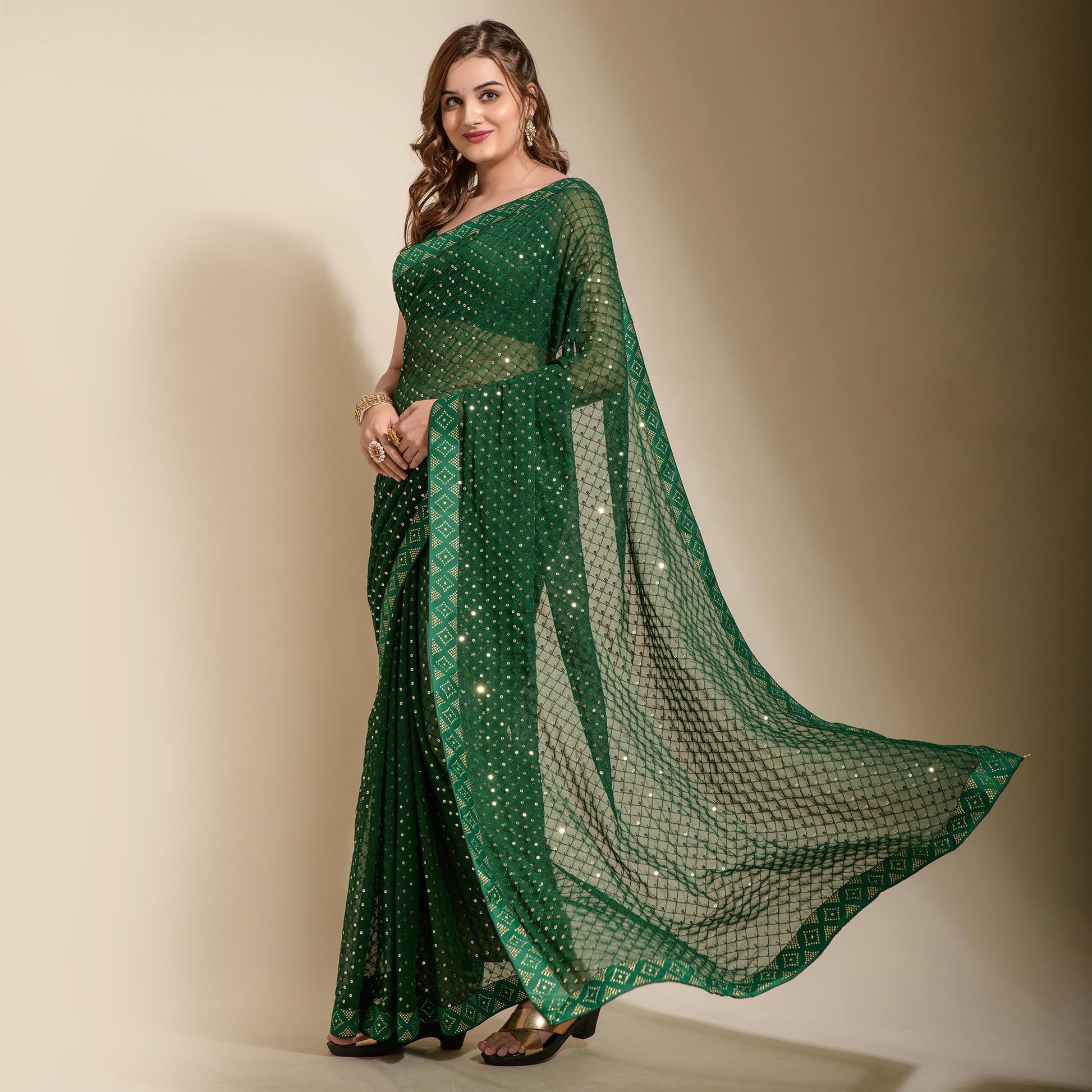 green-sequins-embroidered-georgette-saree-4
