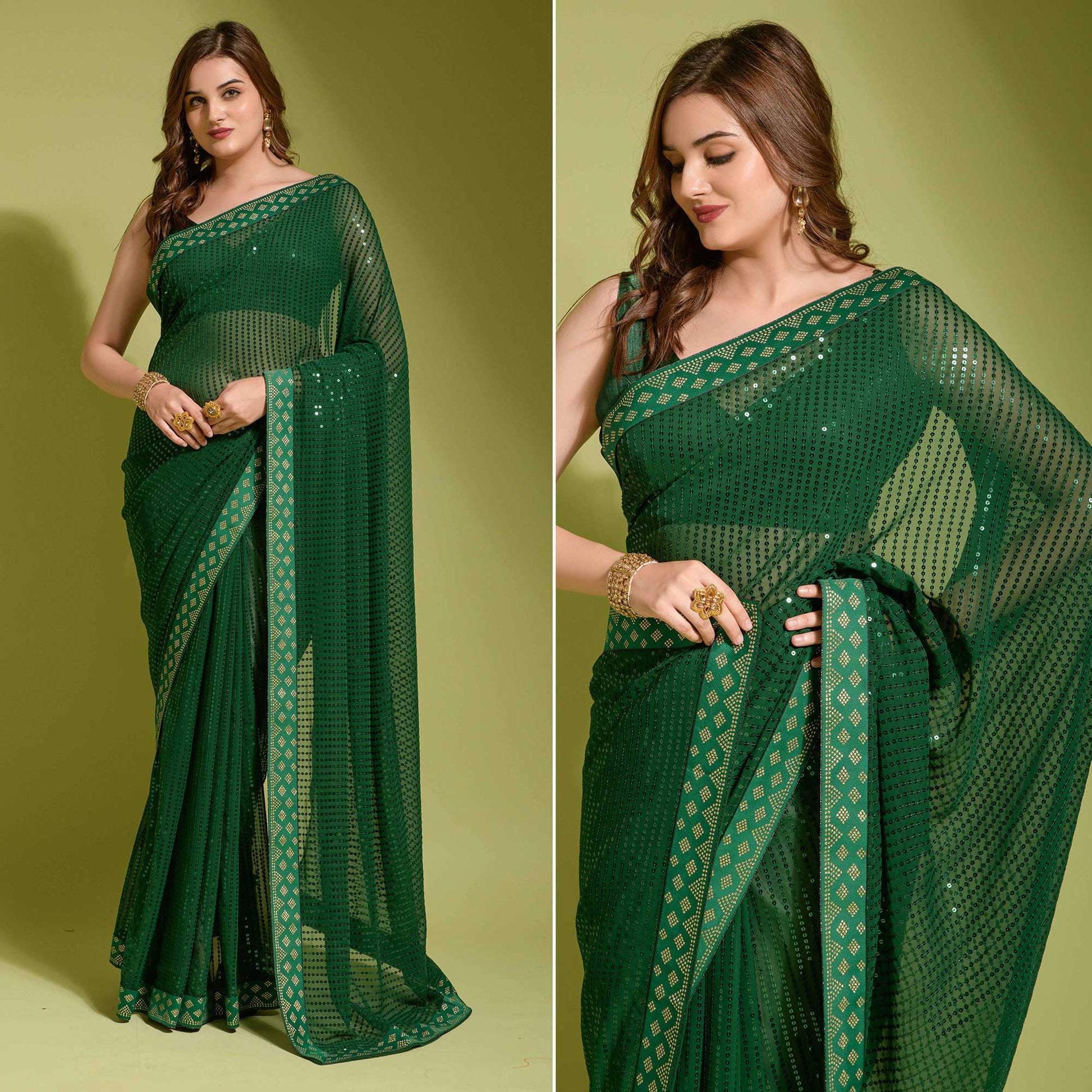 green-sequins-embroidered-georgette-saree-3