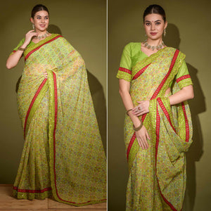 green-patola-foil-printed-georgette-saree-with-embroidered-border