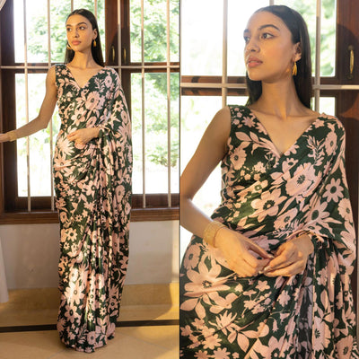 green-digital-printed-satin-saree-6